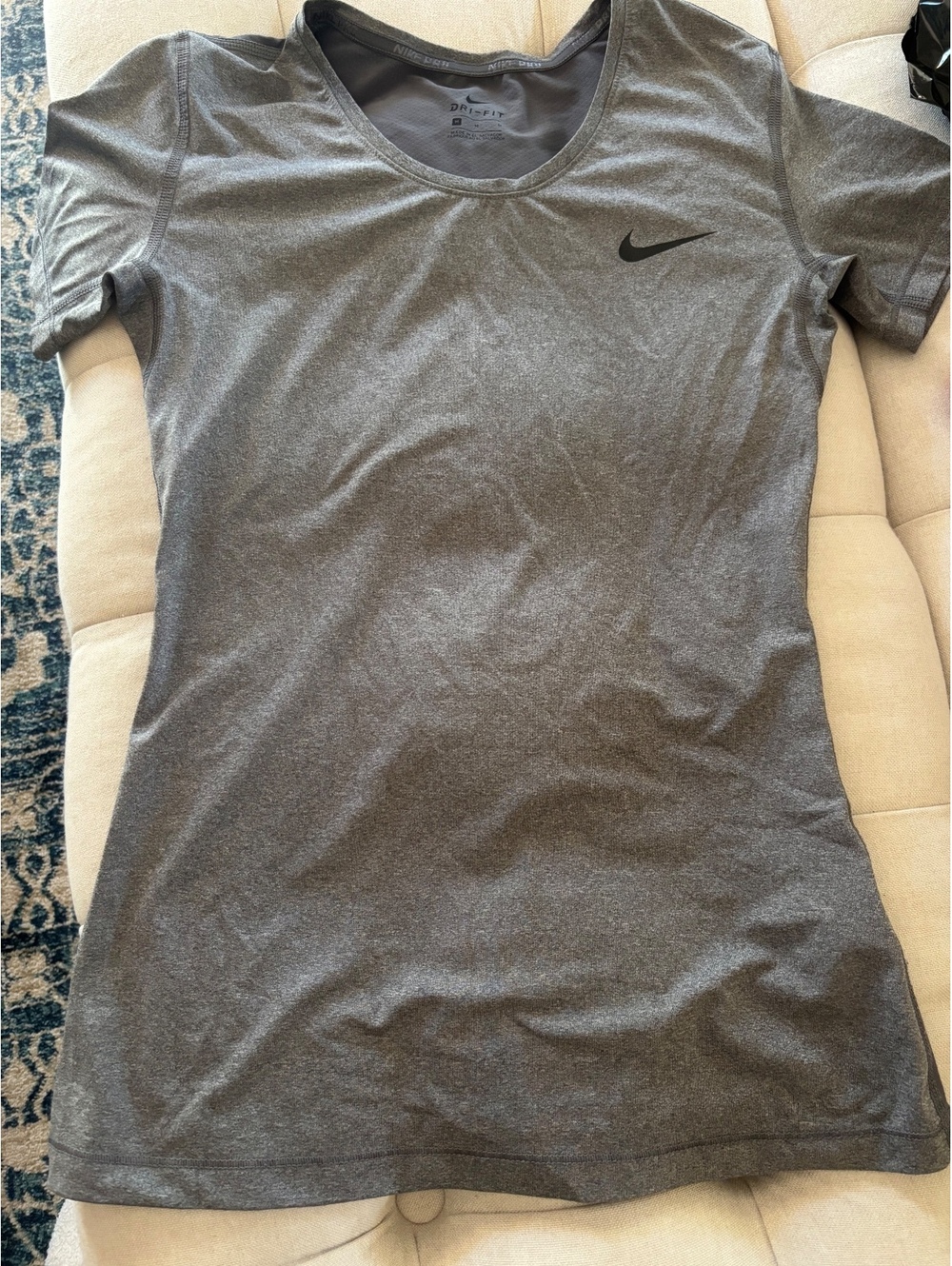 Nike short sleeve women’s top size medium gray